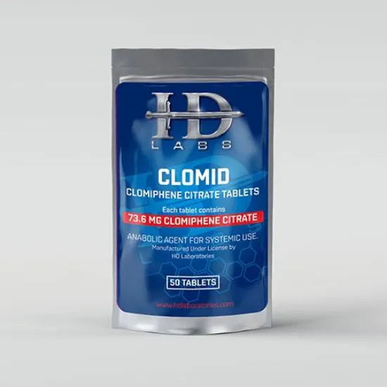 Picture of HD Clomid 73.6 50 tabs 